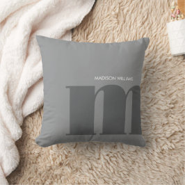 Almofada Minimalista Moderno Personalizável Inscrição Perso