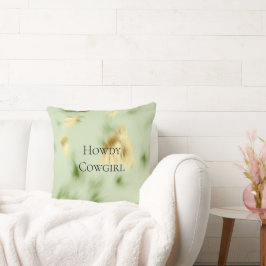 Almofada Mint Green Dourado Cowhide