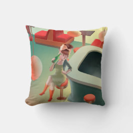 Almofada Miss Meow - Bar Noturno