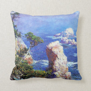 Almofada Mist sobre Point Lobos, belas artes por Cara Rosa