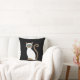 Almofada Mistura bonito do gato Siamese no preto (Couch)