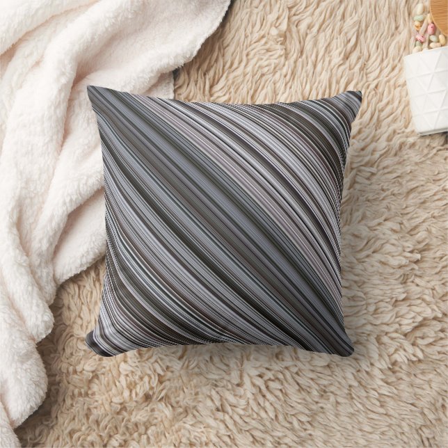 Almofada Mistura de Fevereiro Azul e Cinza e Xadrez (Cobertor)