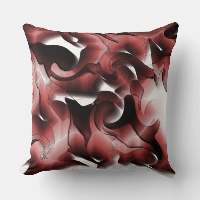 Almofada Mistura de nevoeiro acastanhado e mal esculpido (Frente)