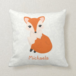 Almofada Miúdos personalizados Fox bonitos da menina