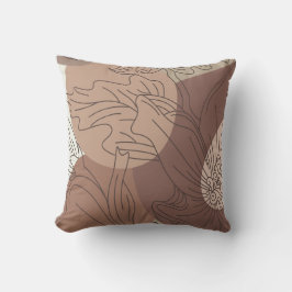 Almofada Mocha Hibiscus Botanical Harmonia para set