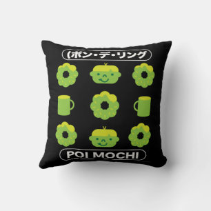 Almofada Mochi Rosquinha Poi Mochi E Café