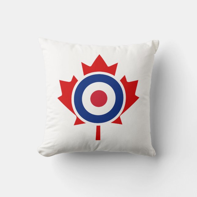 Almofada Mod Canada Curling Hockey Target (Frente)