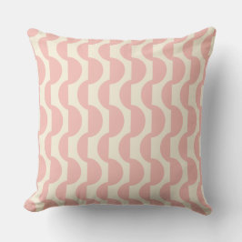 Almofada Mod geometric shape in pink and cream pattern