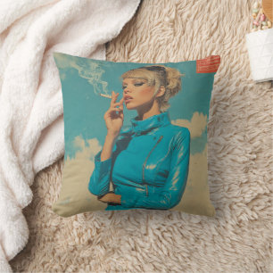 Almofada Moda de Fumagem de Gelões Retro