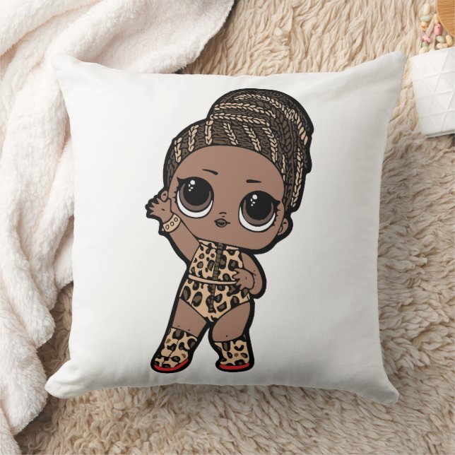 Almofada Moda Delight de Crianças Fofas - Macacão estampado (Cobertor)