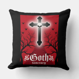 Almofada Moda do tronco Posto do gótico