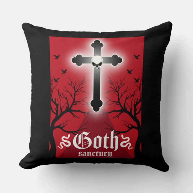 Almofada Moda do tronco Posto do gótico (Frente)