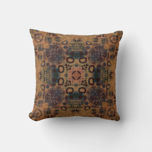 Almofada modelo de colheita ornamental art deco, S. 7, mono