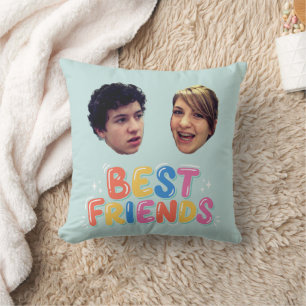 Almofada Modelo de Foto Personalizado de Melhores Amigos En