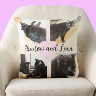 Almofada Modelo de Foto Pet Amigos com Nome Personalizado