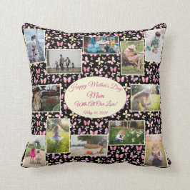 Almofada Modelo de Fotografia da Família de Dias de as mães