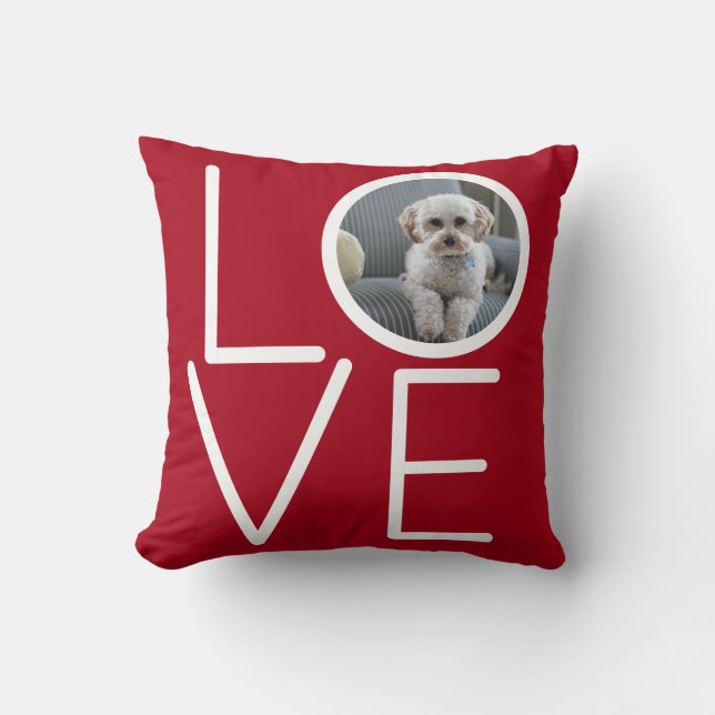Almofada Modelo de Fotografia de Amor Personalizado (Frente)