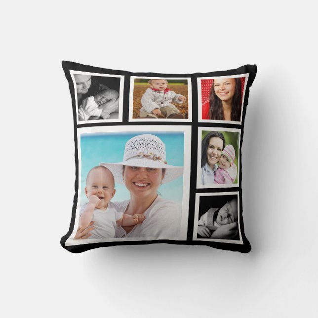 Almofada Modelo de Fotografia Personalizada do DIY (Frente)