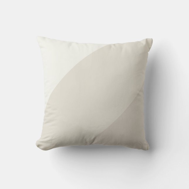 Almofada Modelo de Harmonia de Cor do bege de Pastel Elegan (Frente)