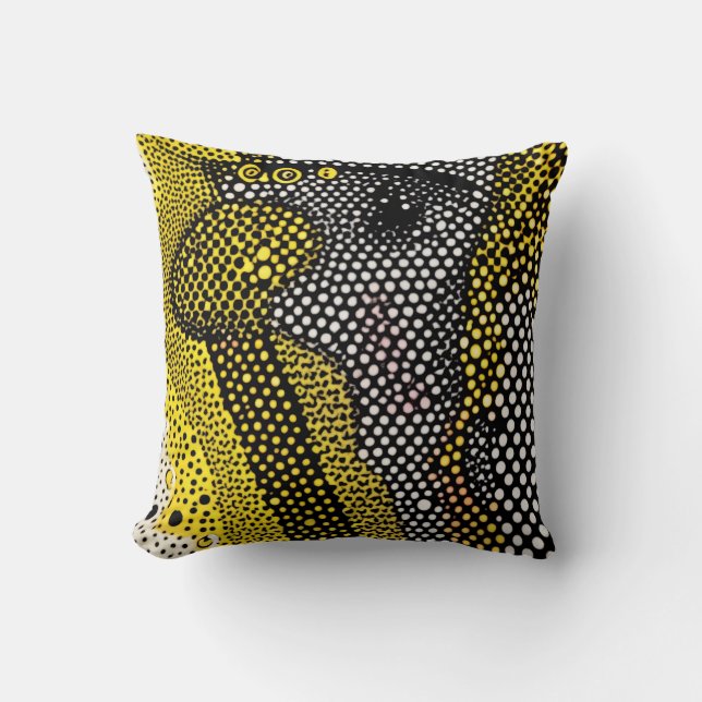 Almofada Modern Abstract Dot Pattern  (Frente)