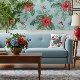 Almofada  Modern geometric animal art abstract colorful 