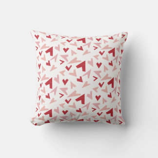 Almofada Modern Geometric Heart Throw Pillow