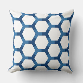 Almofada Modern Geometric Hexagon Pattern