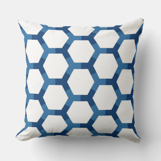 Almofada Modern Geometric Hexagon Pattern