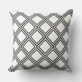 Almofada Modern Geometric Squares Garden Patio Decor 