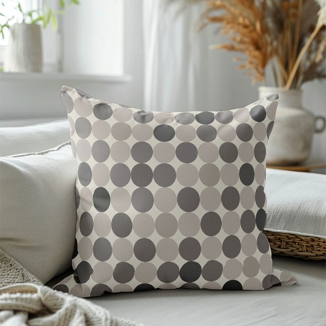 Almofada Modern Gray Linked Circles Guest-Wow Decor (Criador carregado)
