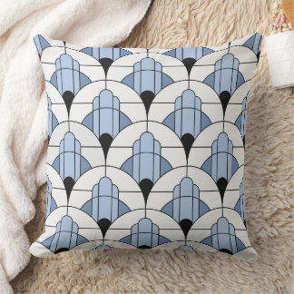 Almofada Modern Grey/Blue Art Deco Style 