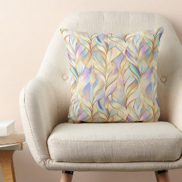 Almofada Modern Luxe Abstract Pattern Throw Pillow