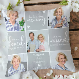 Almofada Modern Memorial Personalizado 5 Colagem de Fotos