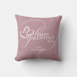 Almofada Modern Minimal Pink Chic Typography Galentines