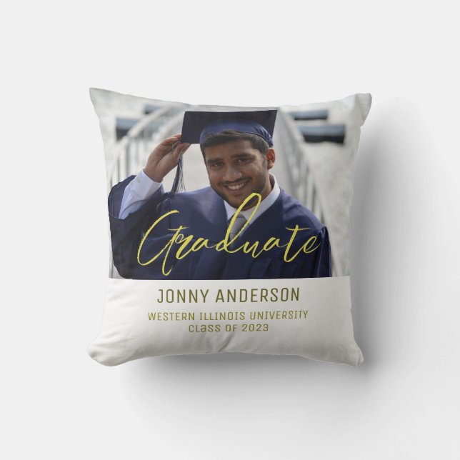 Almofada Modern Minimalist Photo and Script (Frente)