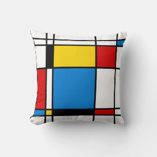 Almofada Modern Mondrian Inspirou Arte Moderna