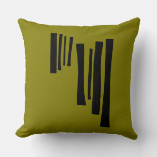 Almofada Modern Nordic Timber Abstract Throw Pillow