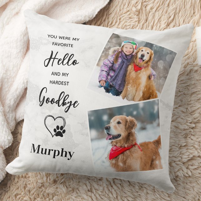 Almofada Modern Pet Losse Gift - Memorial Personalizado do  (Criador carregado)