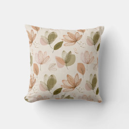 Almofada Modern Spring Botanical Floral Throw Pillow