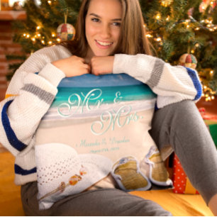 Almofada Modern Sr. Casamento de Verão de praia Tropical