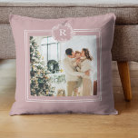 Almofada Modern Taupe | Foto da família | Inicial<br><div class="desc">Modern Taupe | Foto da família | Inicial</div>
