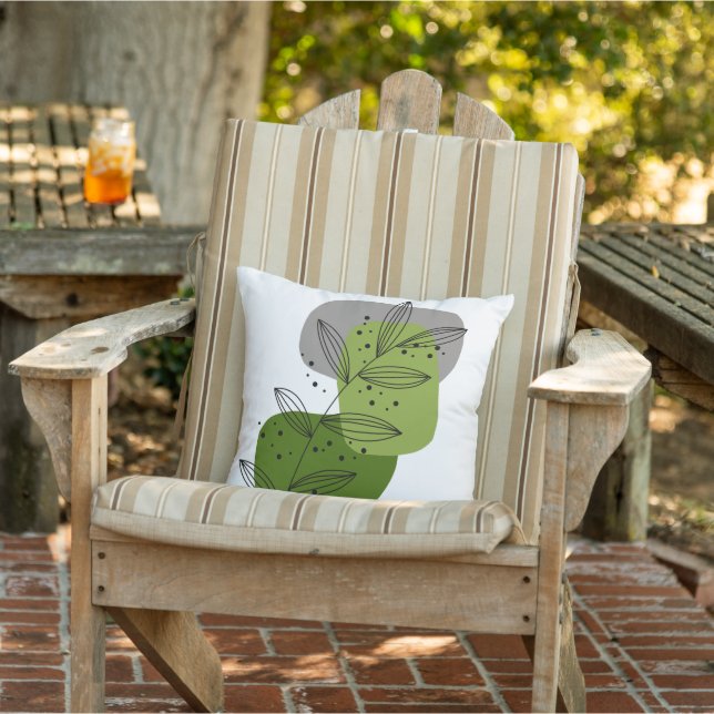 Almofada Modern Trendy Abstrato floral (Cadeira)