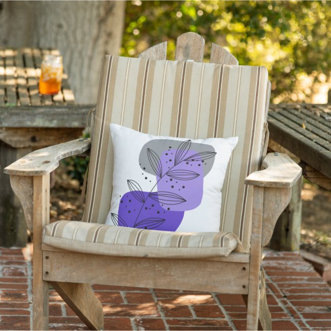 Almofada Modern Trendy Abstrato floral (Cadeira)