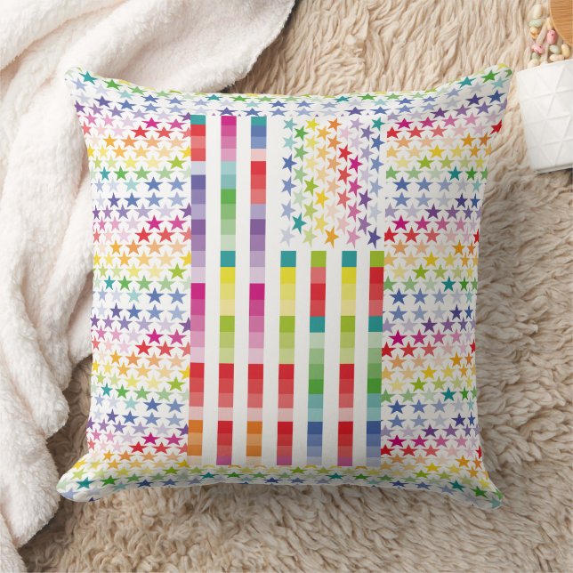 ALMOFADA MODERN VERSION MULTICOLOR USA/EEUU FLAG BY MASANSE (Cobertor)