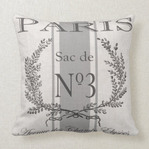 Almofada Modern Vintage French Paris grain sac