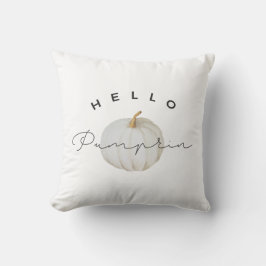 Almofada Modern Watercolor Hello Pumpkin