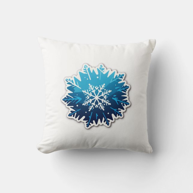 Almofada “Modern Winter Frost Pillow” (Frente)