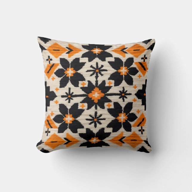 Almofada Moderna Elegância marroquina: Travesseiros White K (Frente)