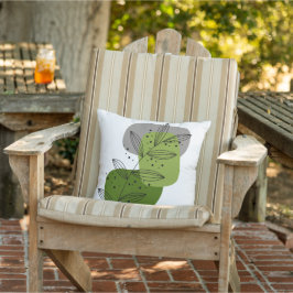 Almofada Moderno Abstrato Floral Boho Chic Tendência