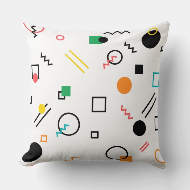 Almofada Moderno, brincalhão, legal, tendências, geométrico (Frente)